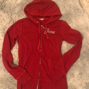 Guess zip up sweater